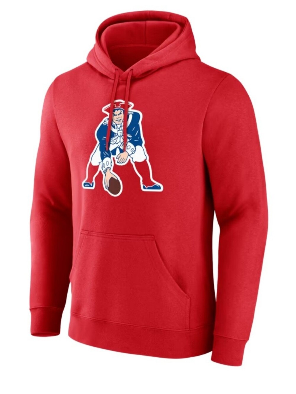 Fanatics New England Patriots Drake Maye Hoodie Sz S Red #10 Throwback Logo NFL